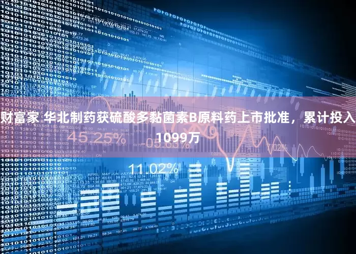 财富家 华北制药获硫酸多黏菌素B原料药上市批准，累计投入1099万